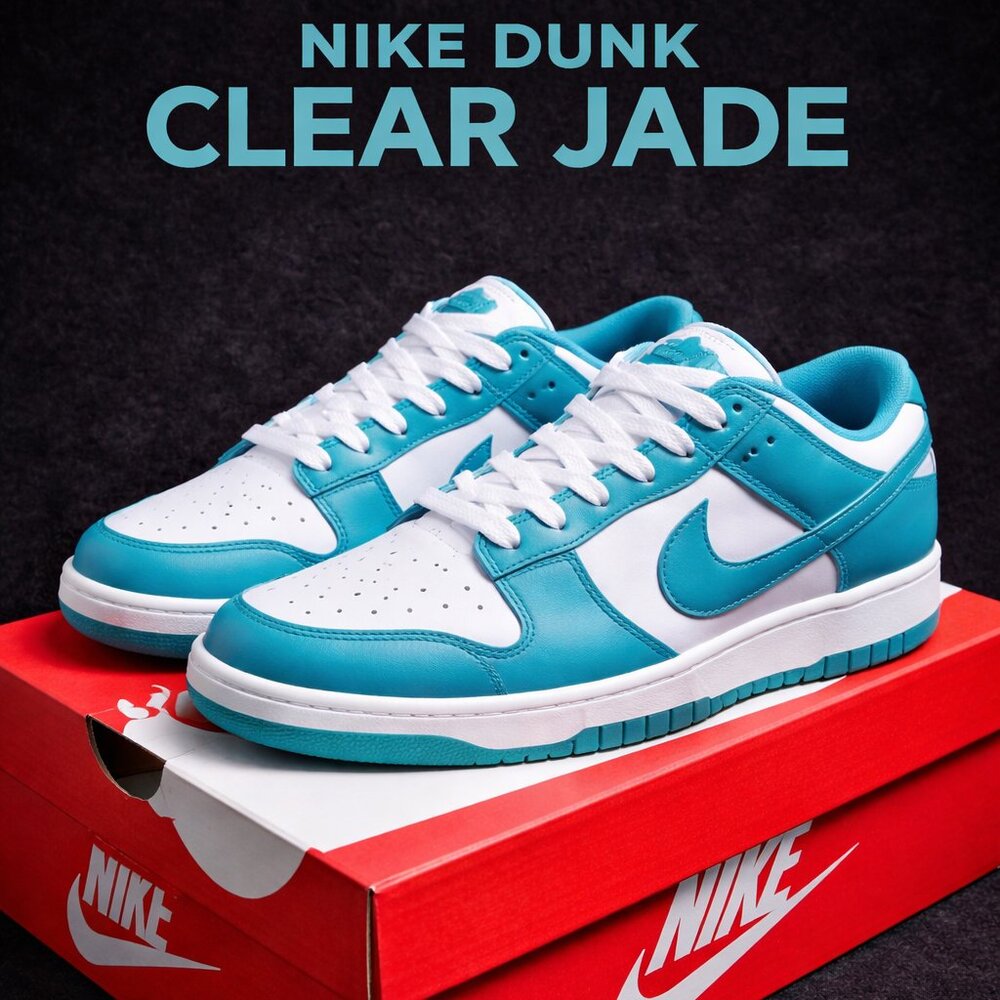 AUTHENTIC NIKE DUNK CLEAR JADE